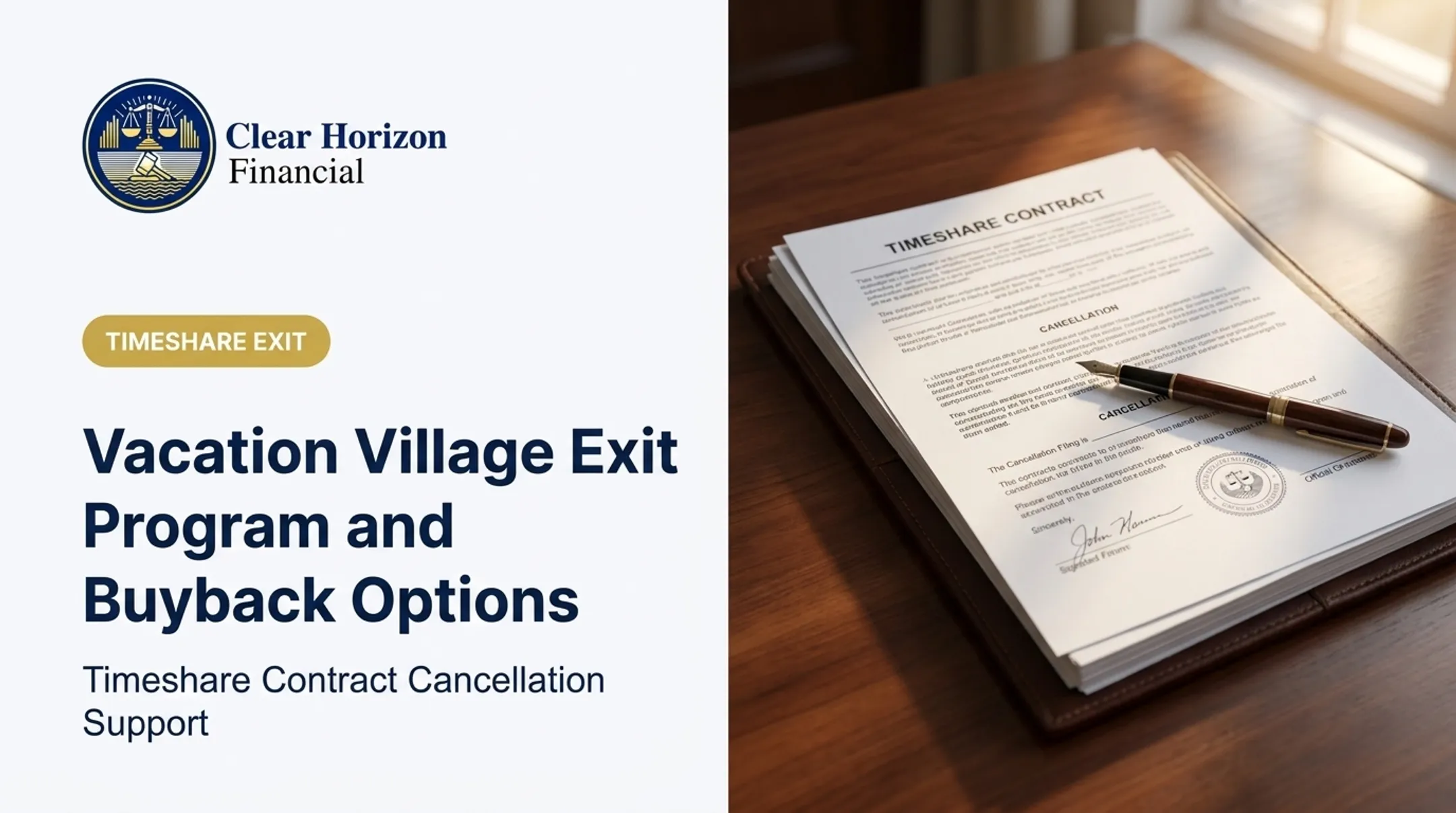 Vacation Village Exit Program and Buyback Options