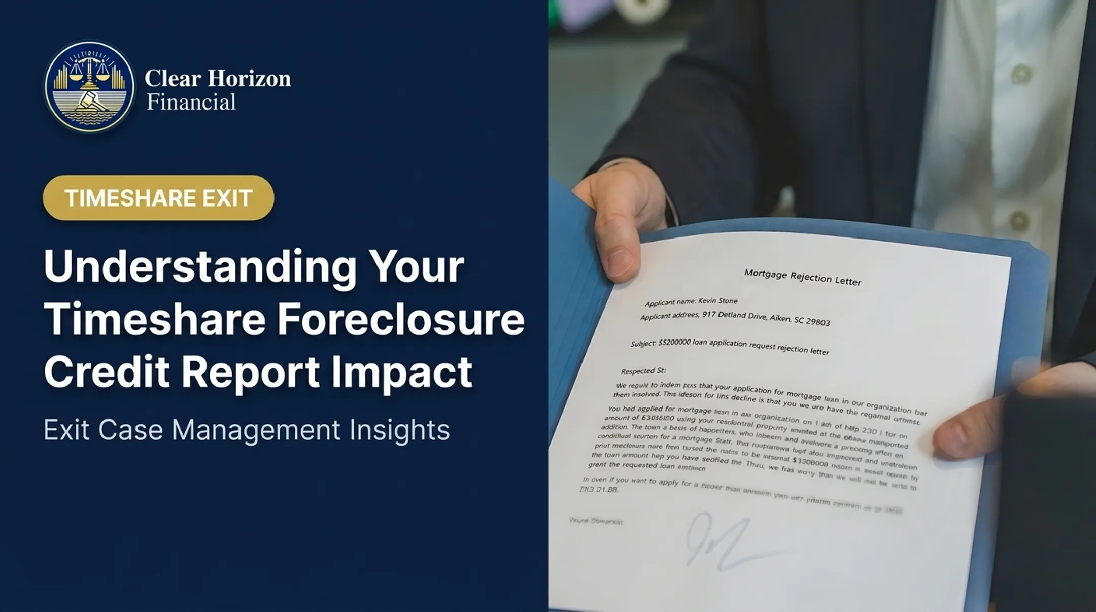 Understanding Your Timeshare Foreclosure Credit Report Impact