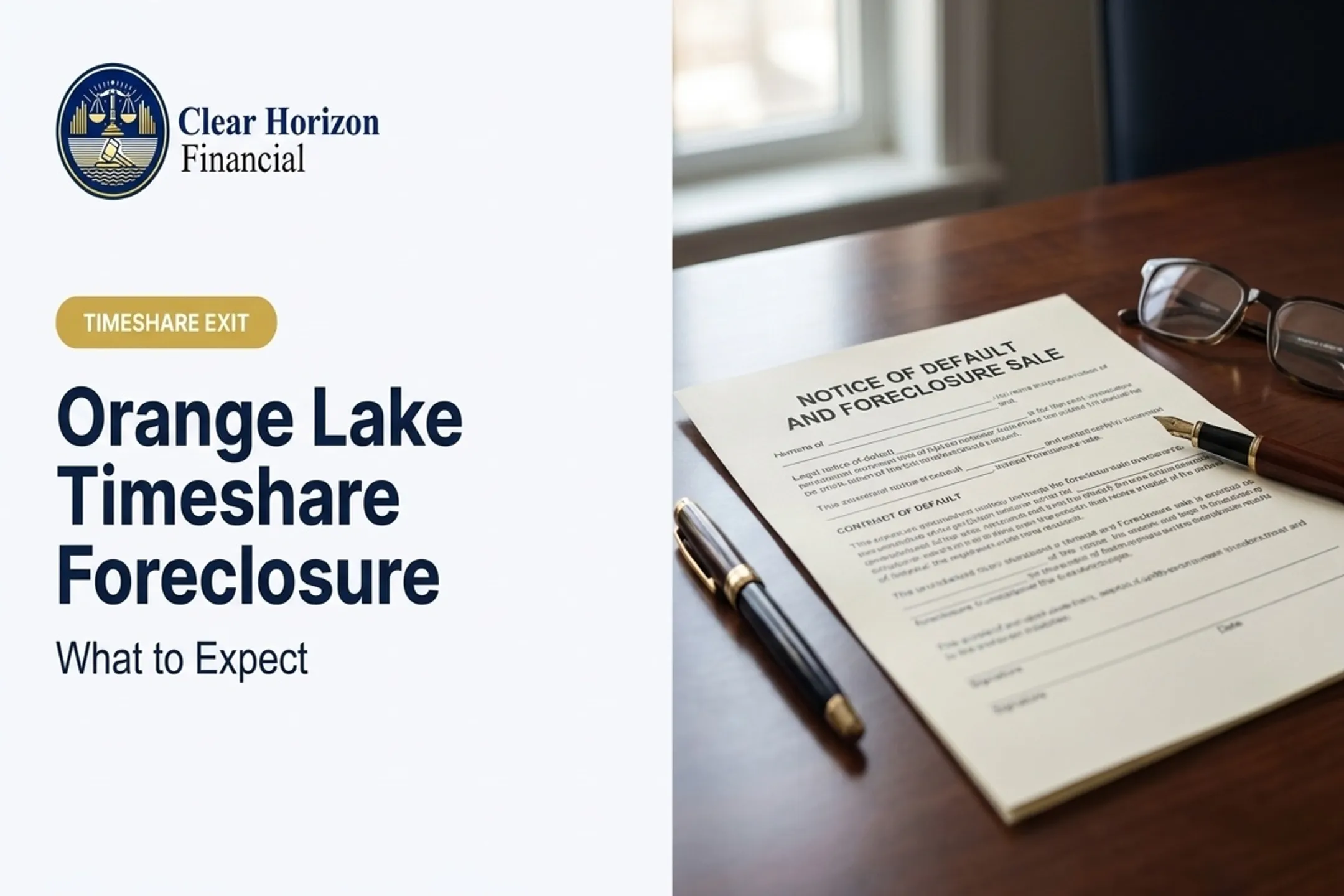 Orange Lake Timeshare Foreclosure: What to Expect