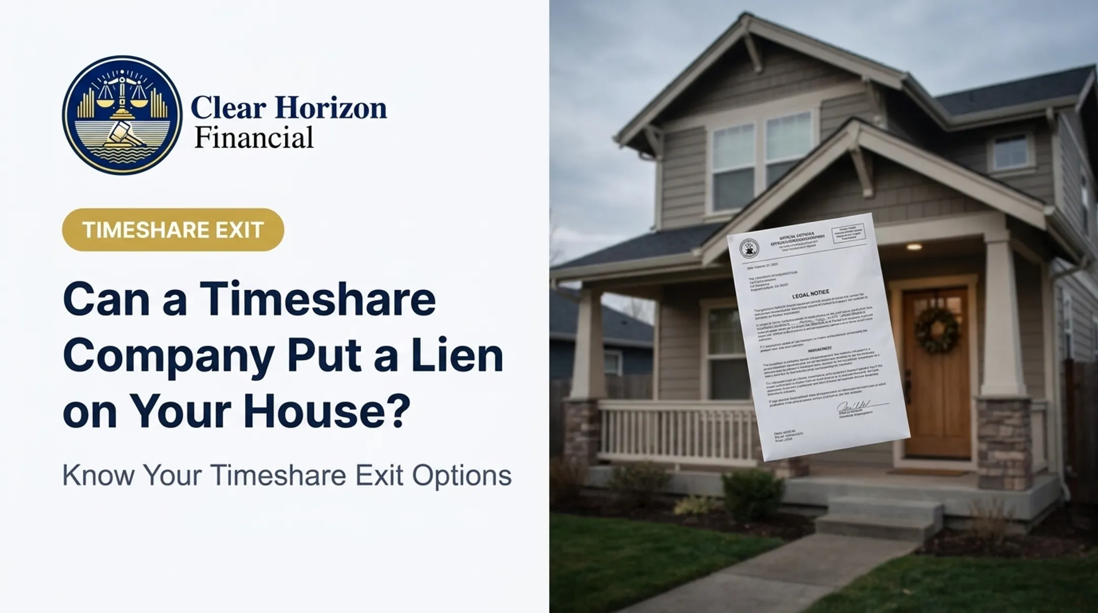 Can a Timeshare Company Put a Lien on Your House?