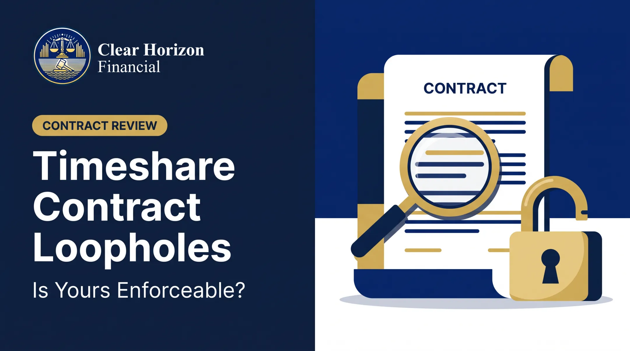 Timeshare Contract Loopholes: Is Yours Enforceable?