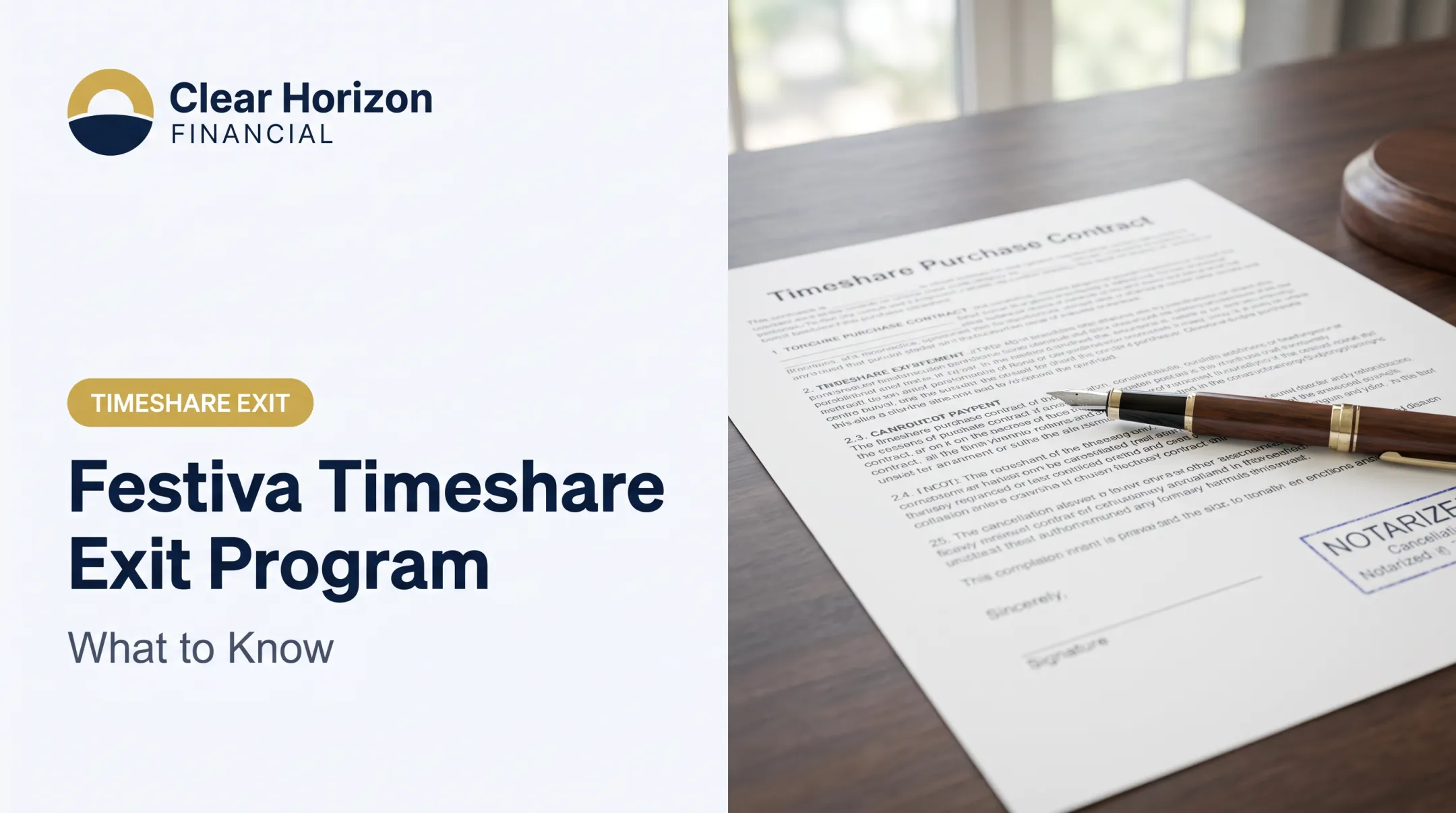 Festiva Timeshare Exit Program: What to Know