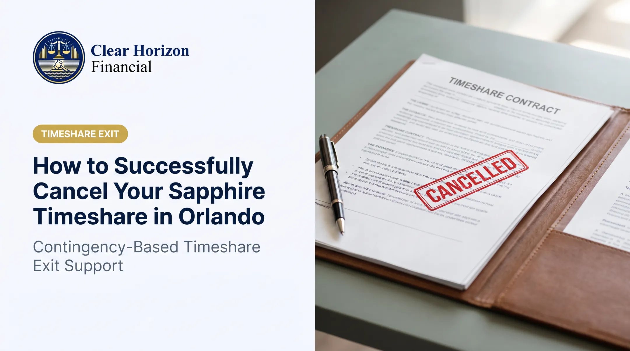 How to Successfully Cancel Your Sapphire Timeshare in Orlando