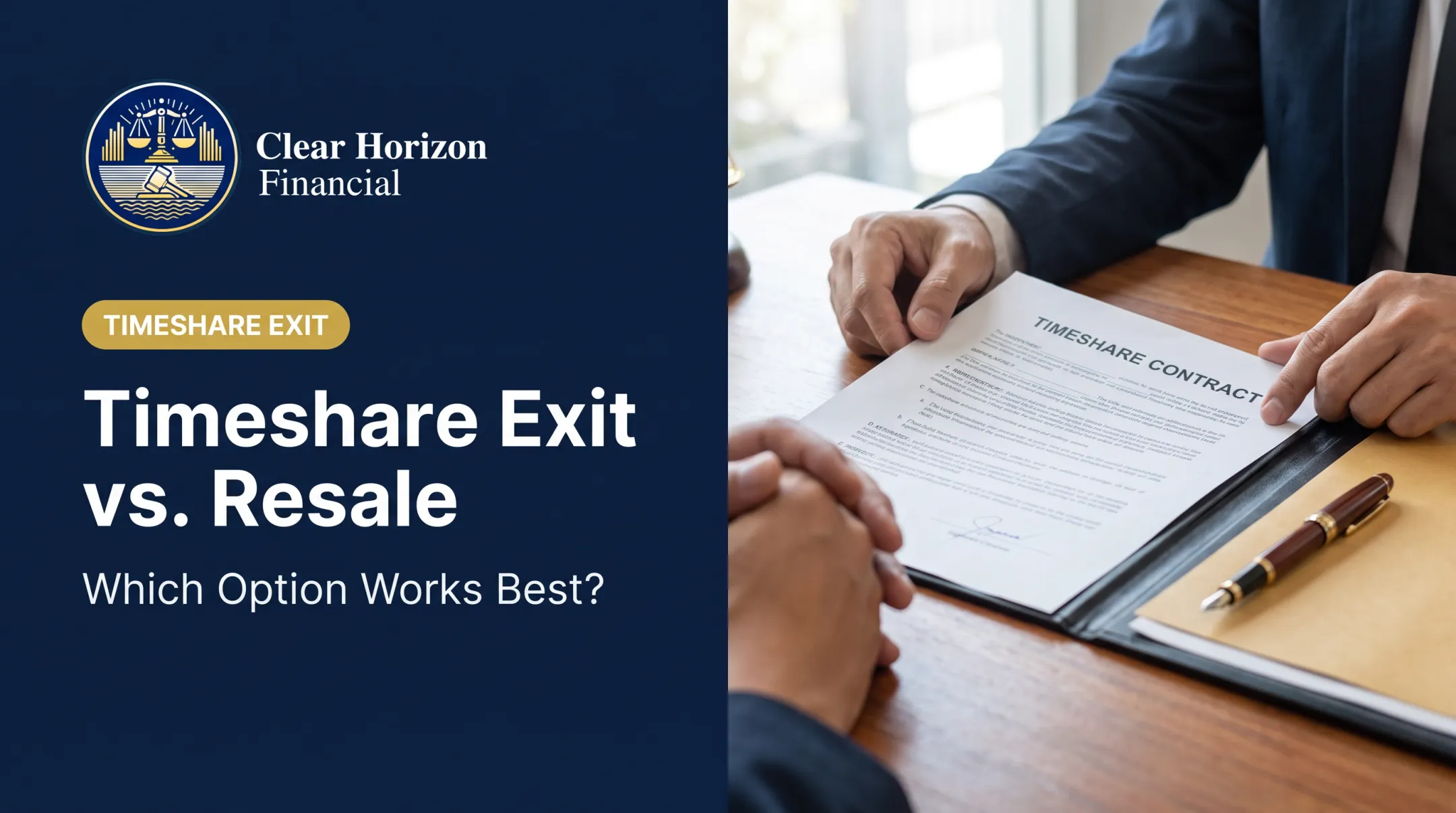 Timeshare Exit vs. Resale: Which Option Works Best?