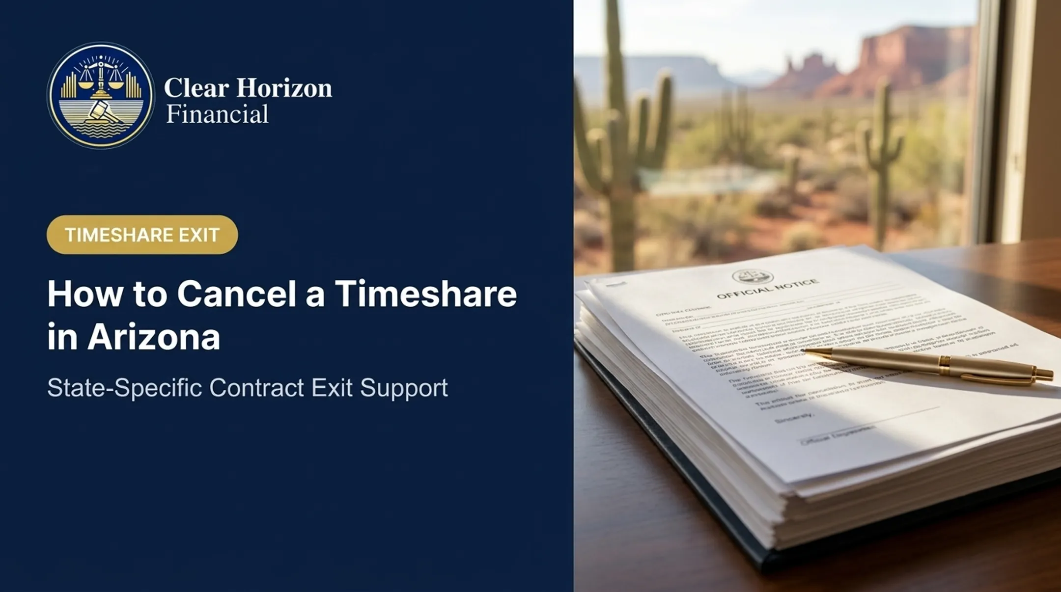 How to Cancel a Timeshare in Arizona