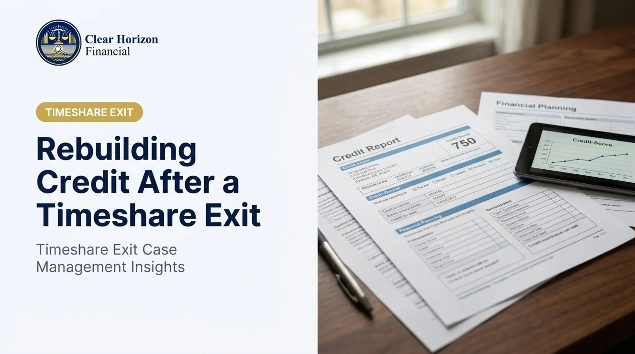 Rebuilding Credit After a Timeshare Exit