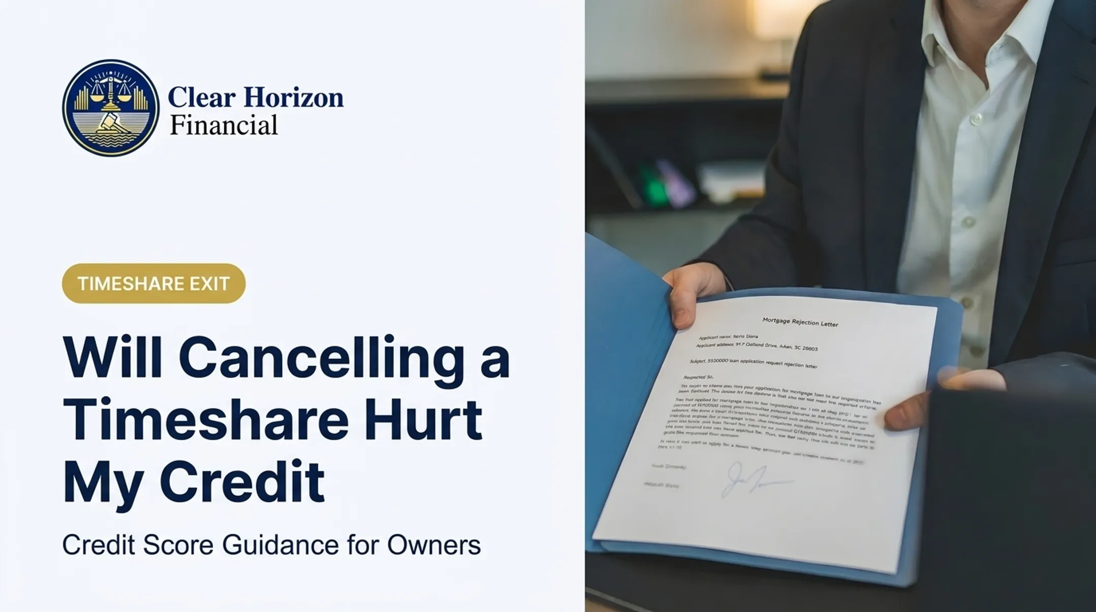 Will Cancelling a Timeshare Hurt My Credit