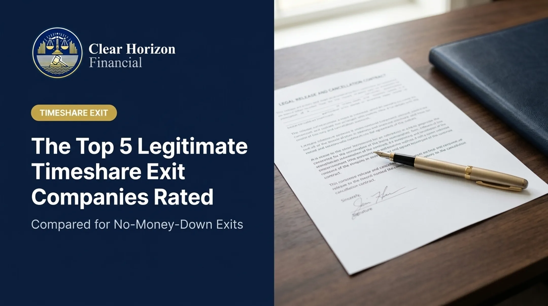 The Top 5 Legitimate Timeshare Exit Companies Rated