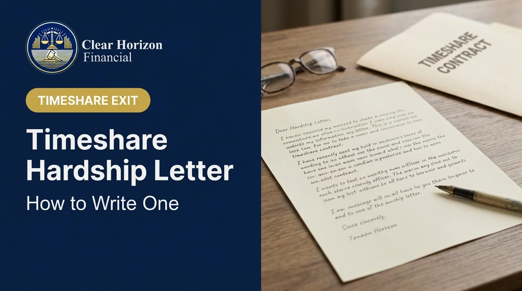 Timeshare Hardship Letter: How to Write One