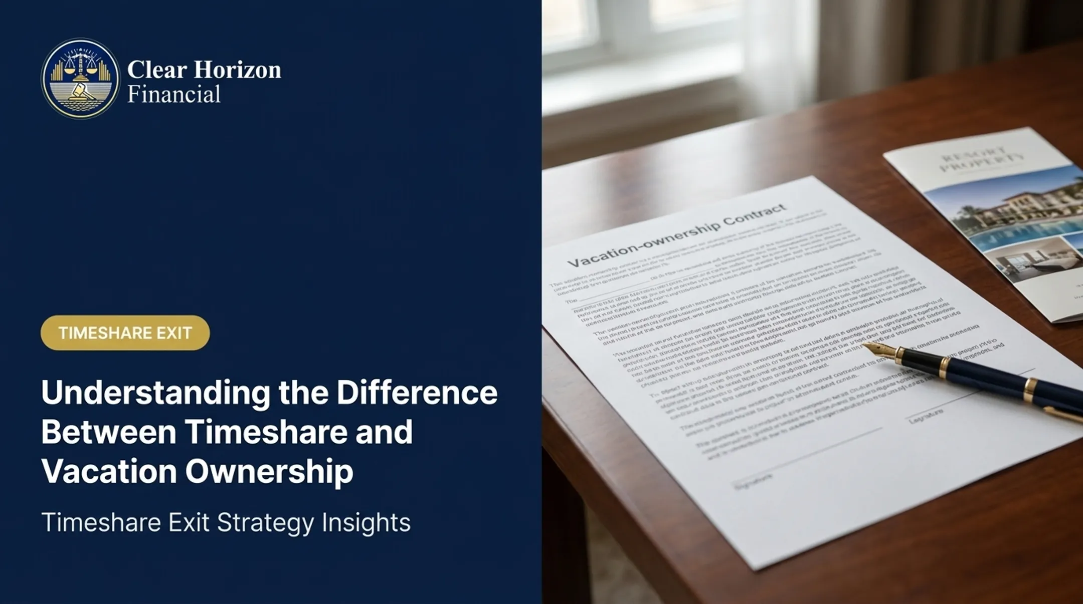 Understanding the Difference Between Timeshare and Vacation Ownership