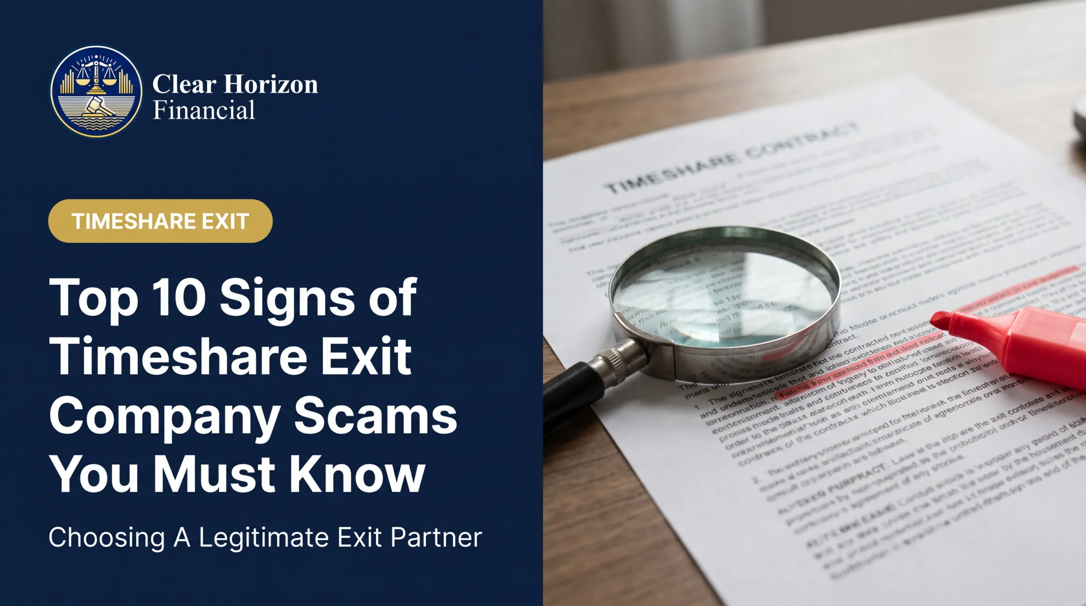 Top 10 Signs of Timeshare Exit Company Scams You Must Know