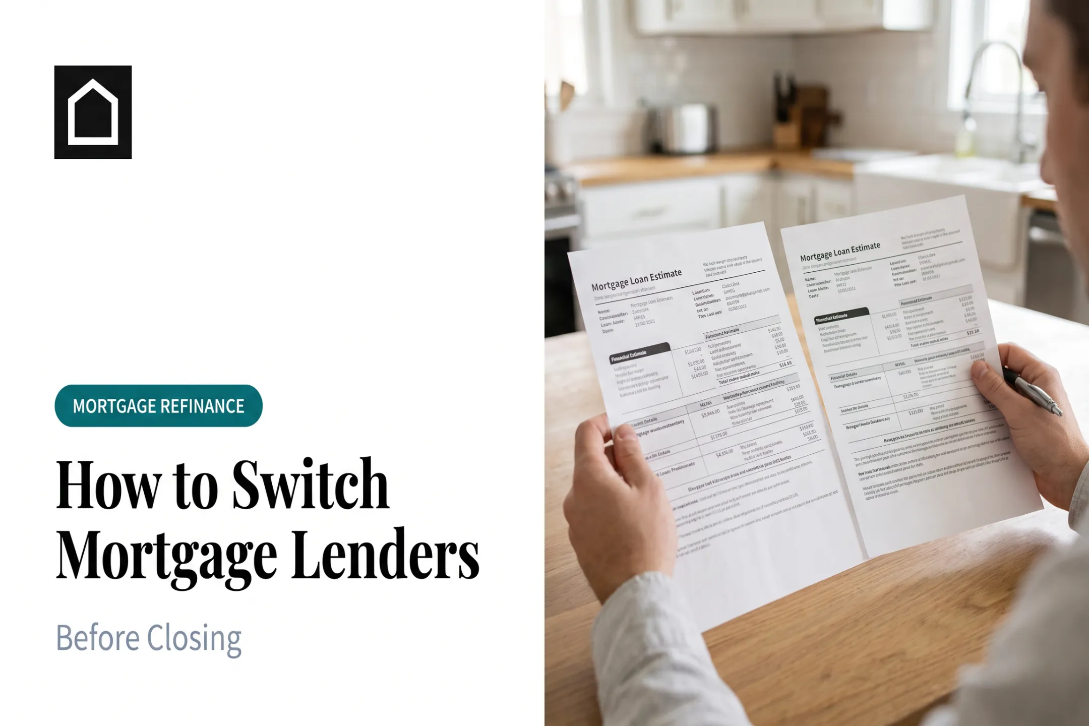 How to Switch Mortgage Lenders Before Closing