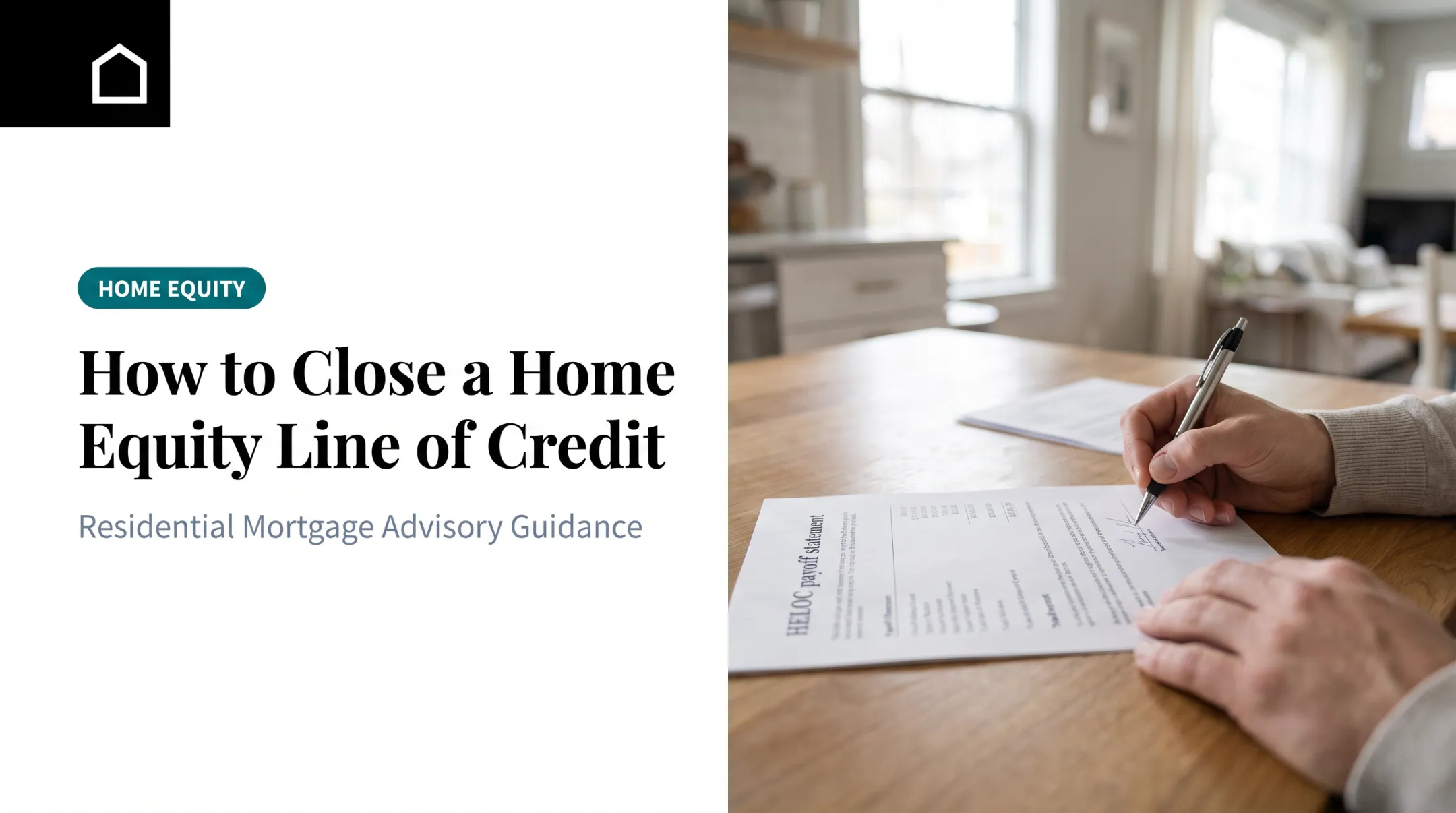 How to Close a Home Equity Line of Credit