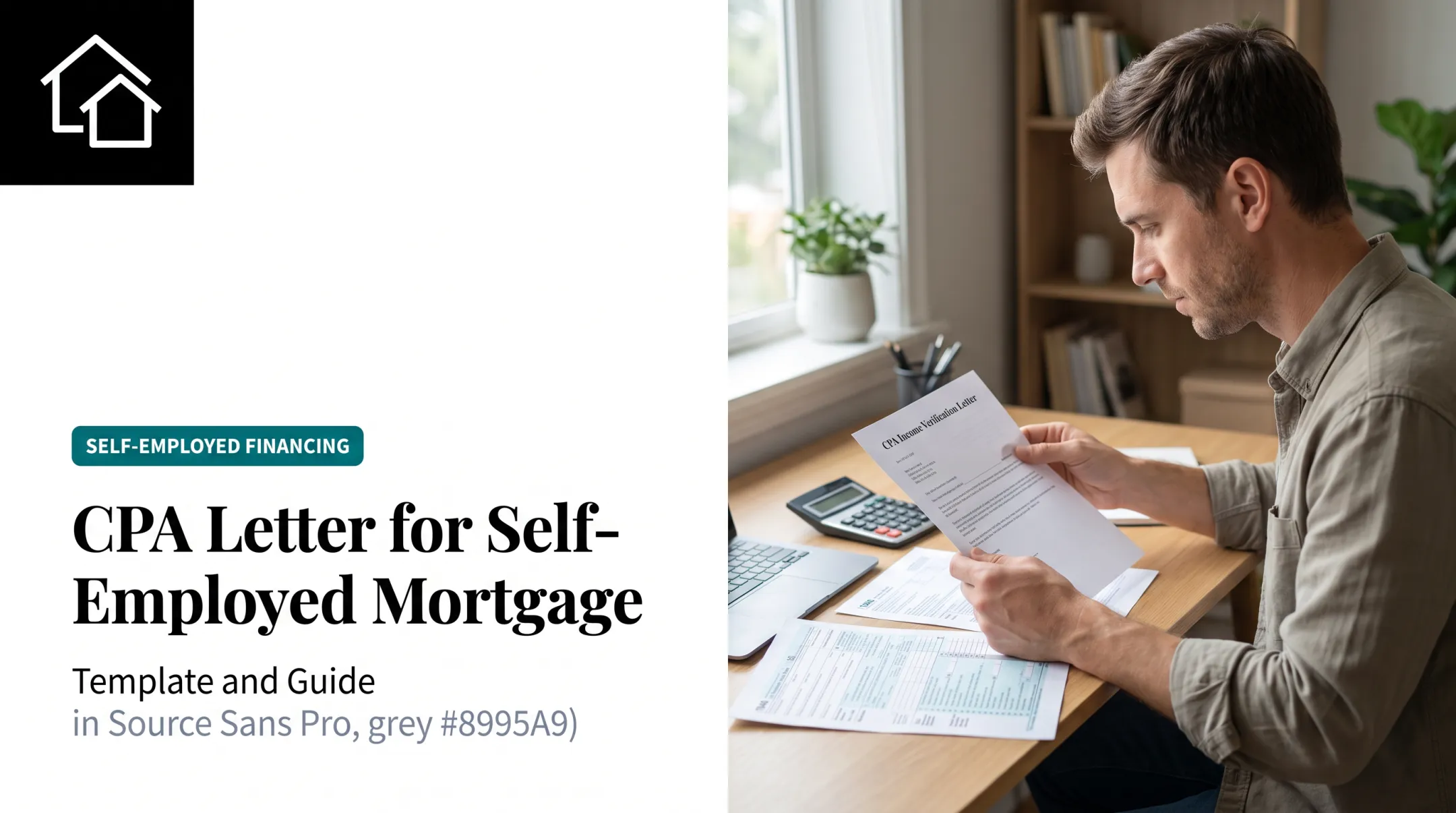 CPA Letter for Self-Employed Mortgage: Template and Guide