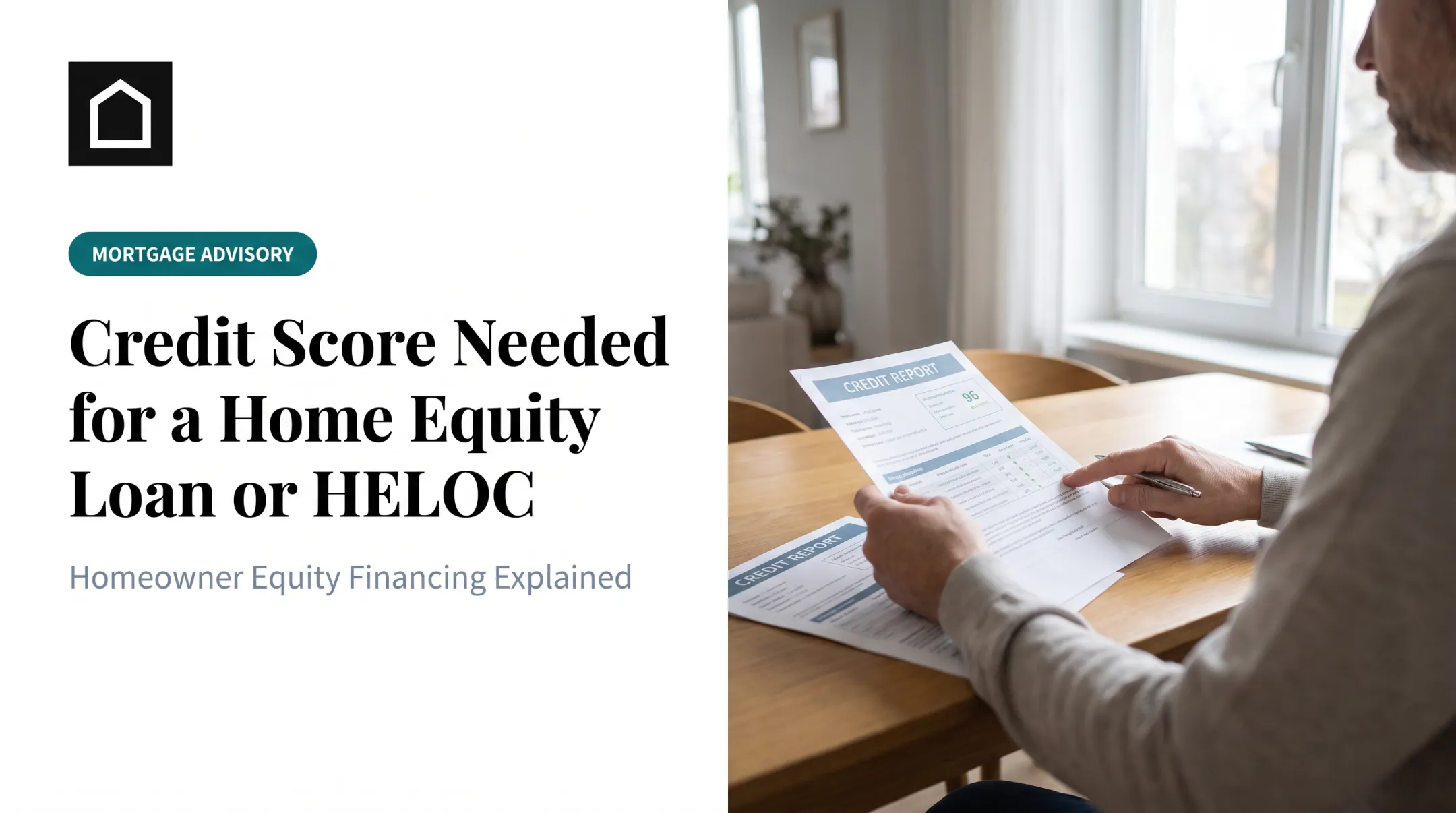 Credit Score Needed for a Home Equity Loan or HELOC