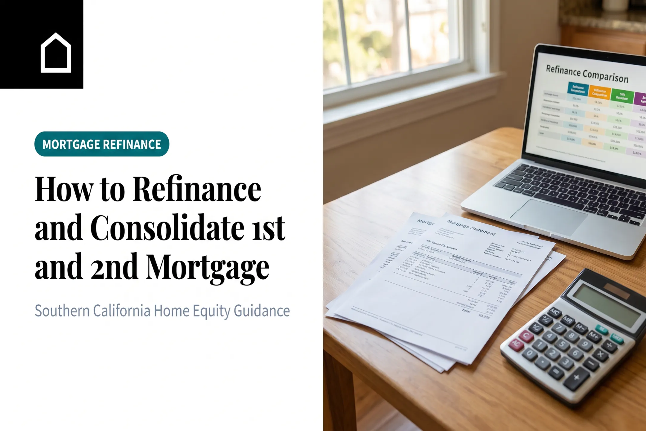How to Refinance and Consolidate 1st and 2nd Mortgage