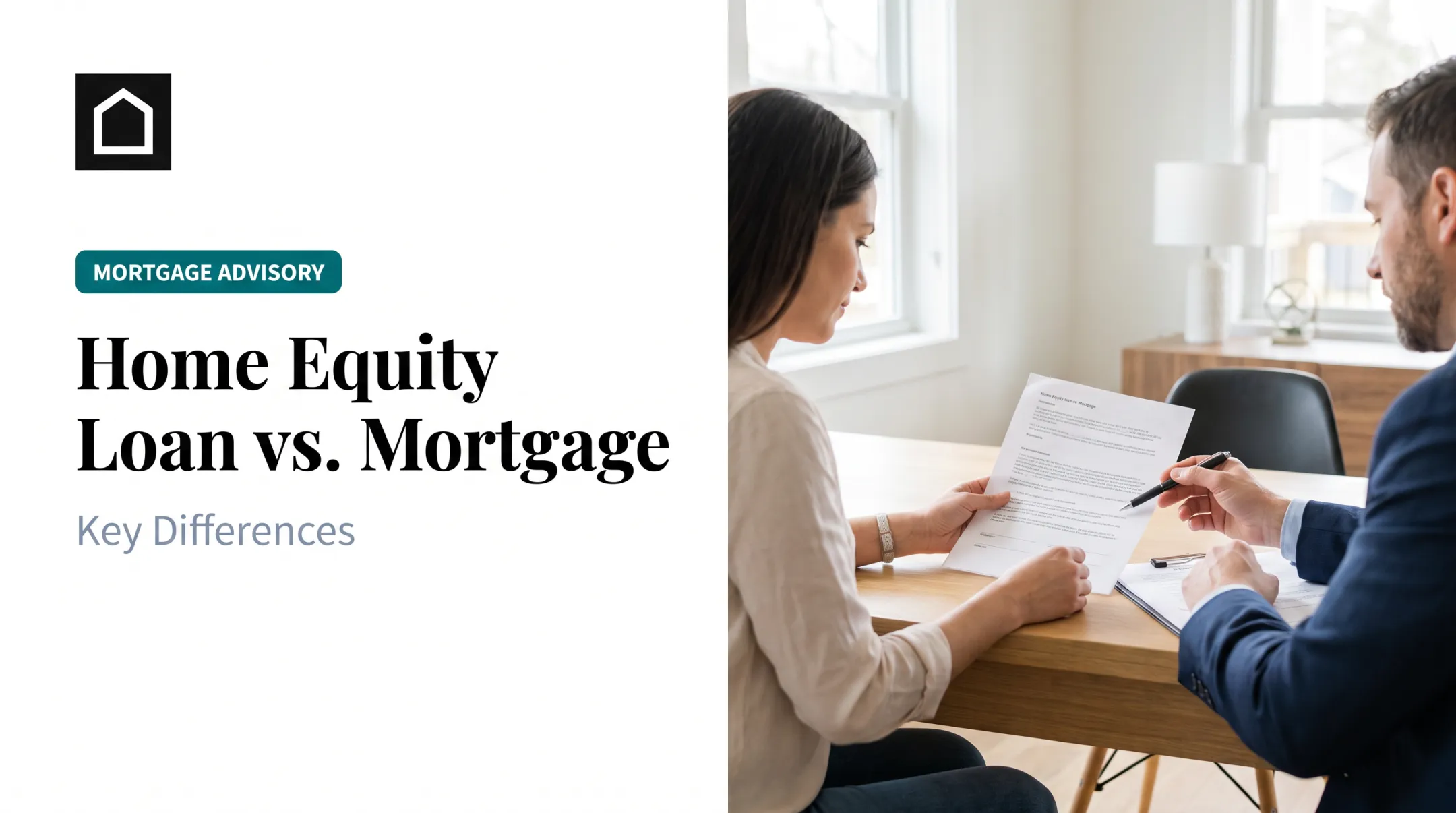 Home Equity Loan vs. Mortgage: Key Differences