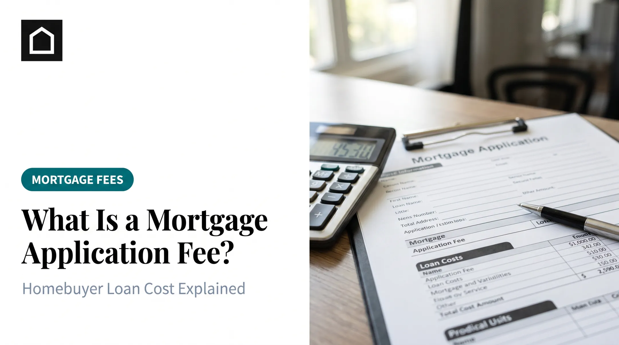 What Is a Mortgage Application Fee?