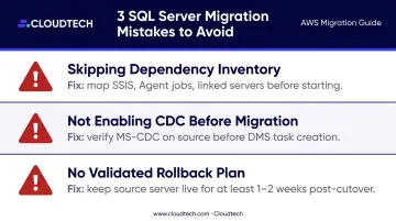 Three common SQL Server AWS migration mistakes and how to avoid them