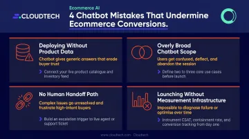 Four common AI chatbot implementation mistakes ecommerce stores must avoid