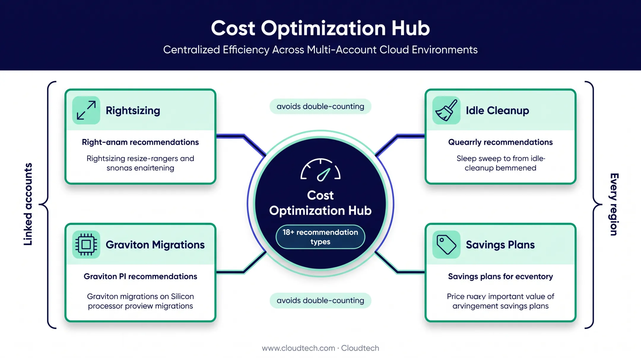 AWS Cost Optimization Hub cross-account recommendations overview