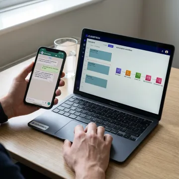 AI chatbot scheduling appointments through WhatsApp