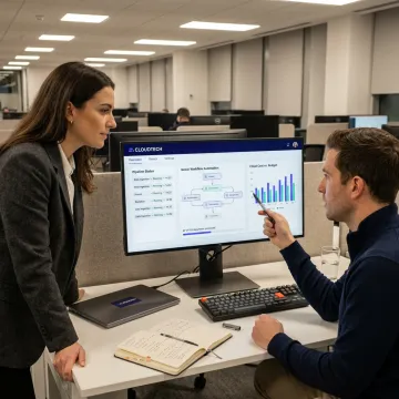 Generative AI dashboard in a manufacturing facility