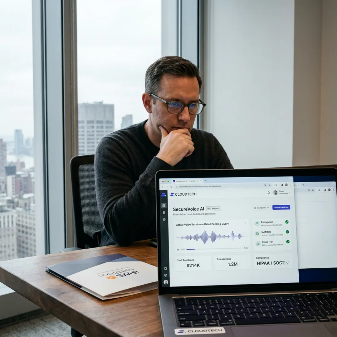 Voice AI interface for banking support