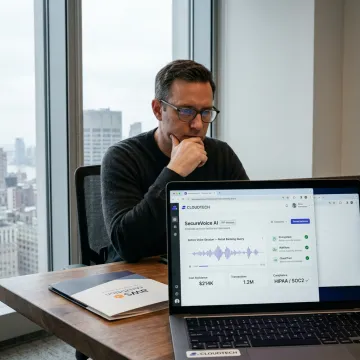 Voice AI interface for banking support