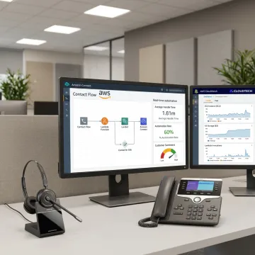 AI voice agent answering business calls