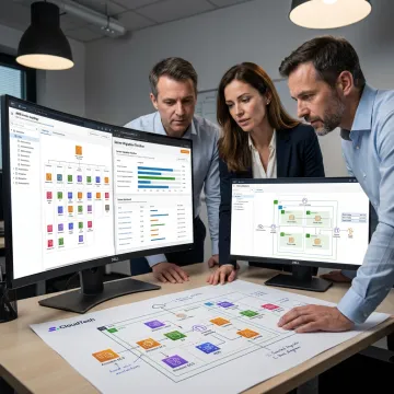 AWS migration consultants planning cloud infrastructure