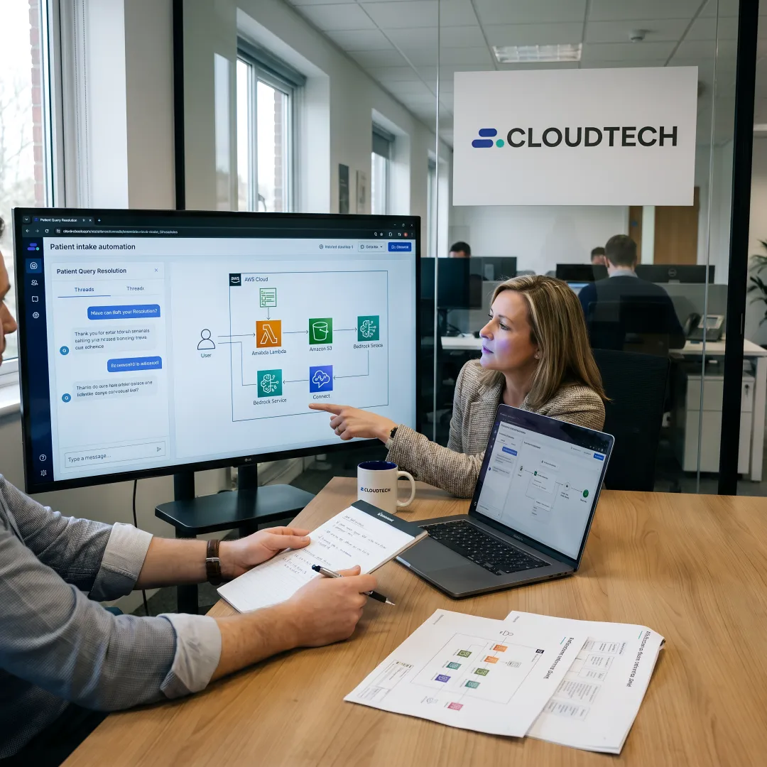 Healthcare AI chatbot workflow planning