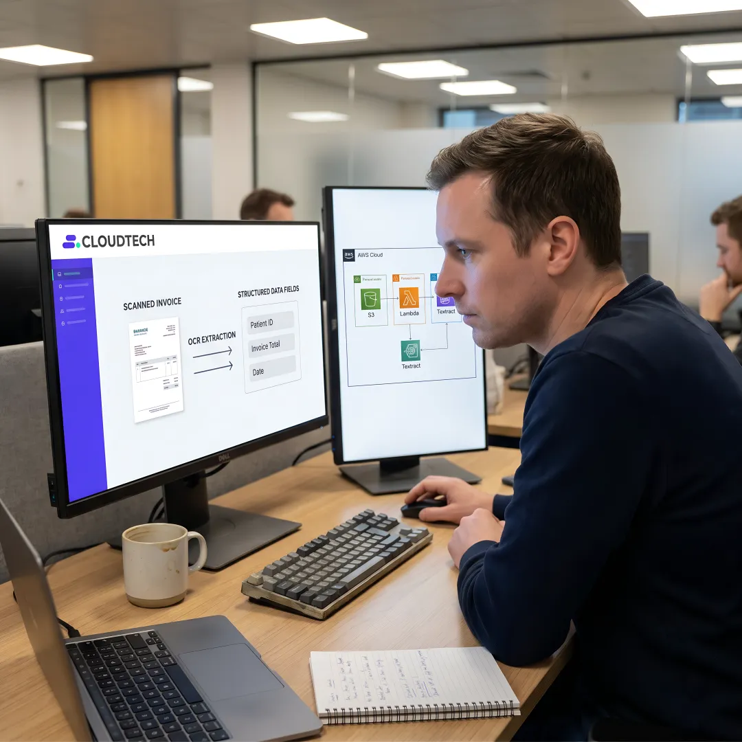 AWS document automation workflow