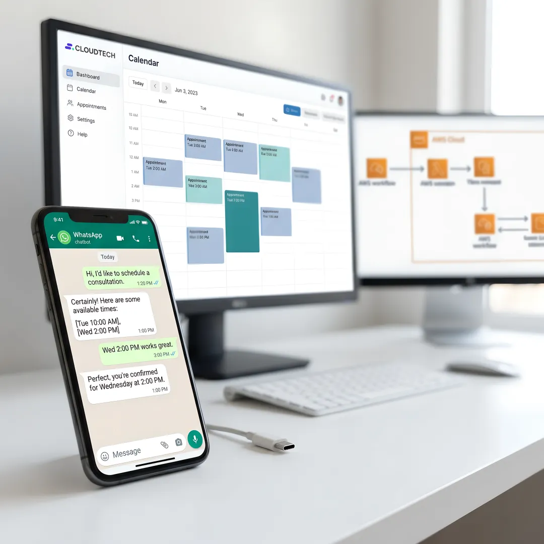 AI Chatbot for WhatsApp Appointment Scheduling