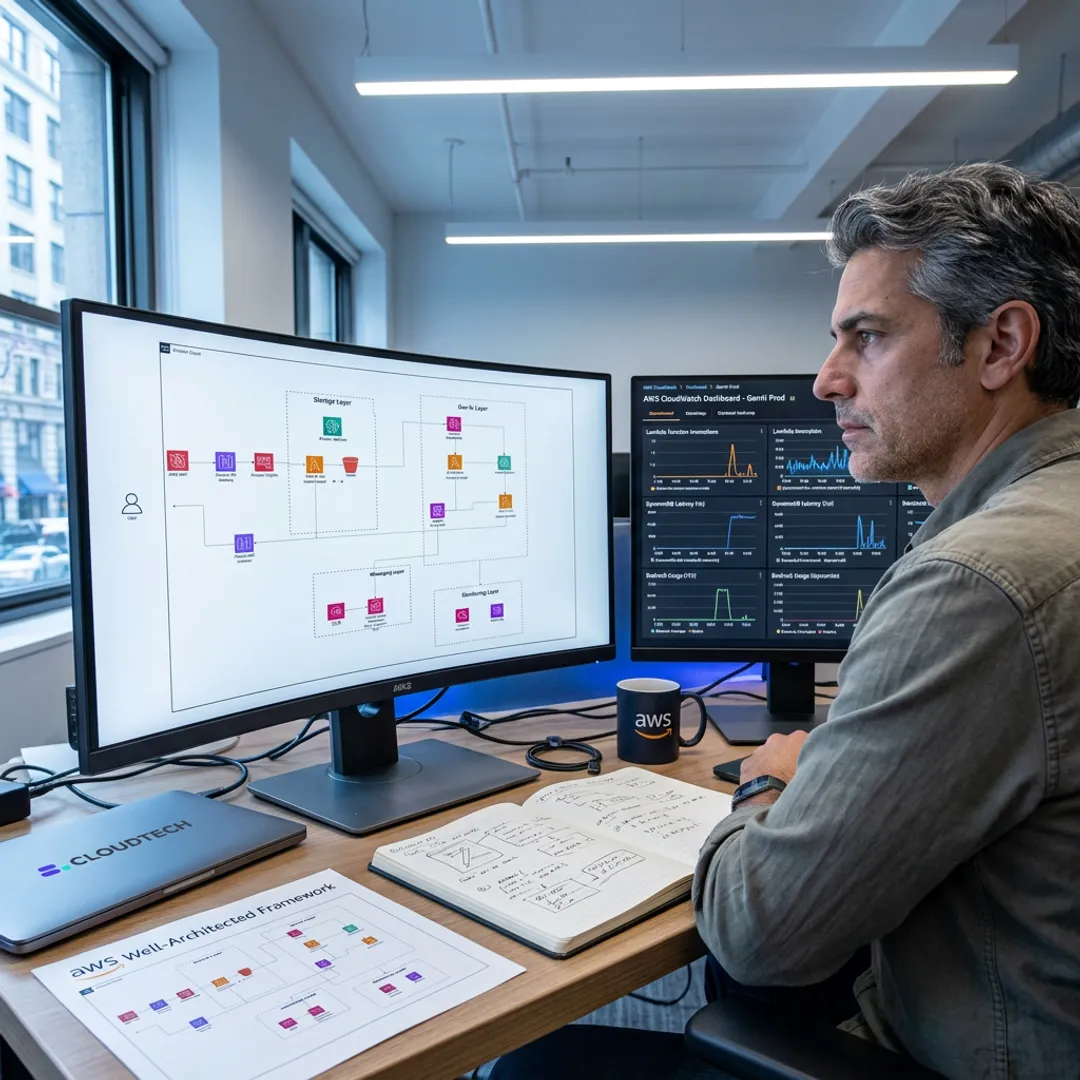 AWS generative AI solutions architect planning secure cloud architecture
