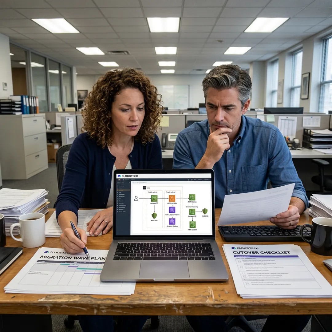 Cloud consultants planning an AWS migration roadmap