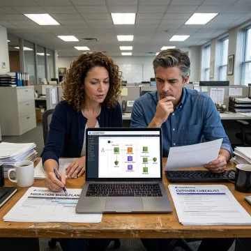Cloud consultants planning an AWS migration roadmap