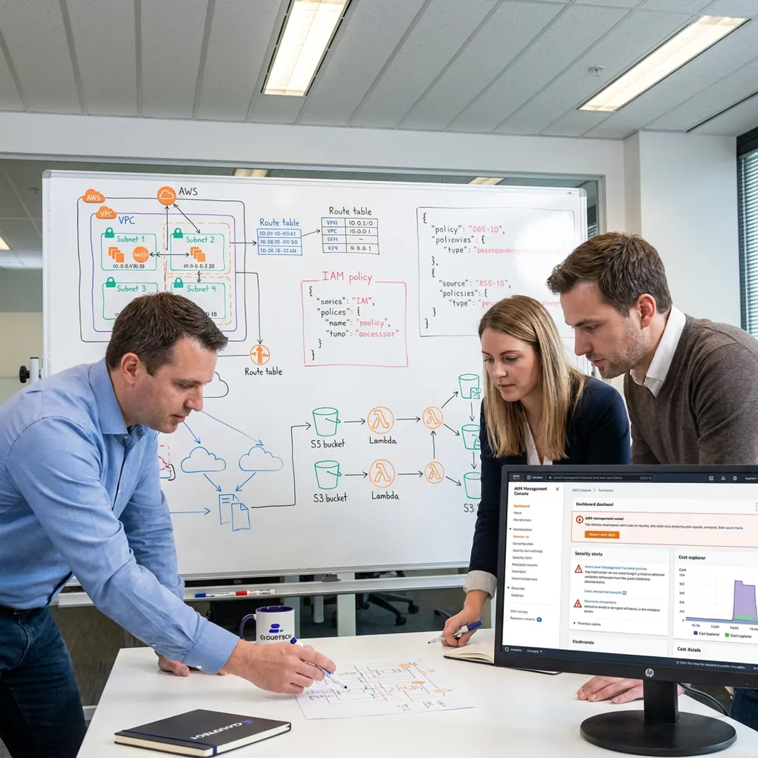 AWS Well-Architected consulting team reviewing cloud architecture