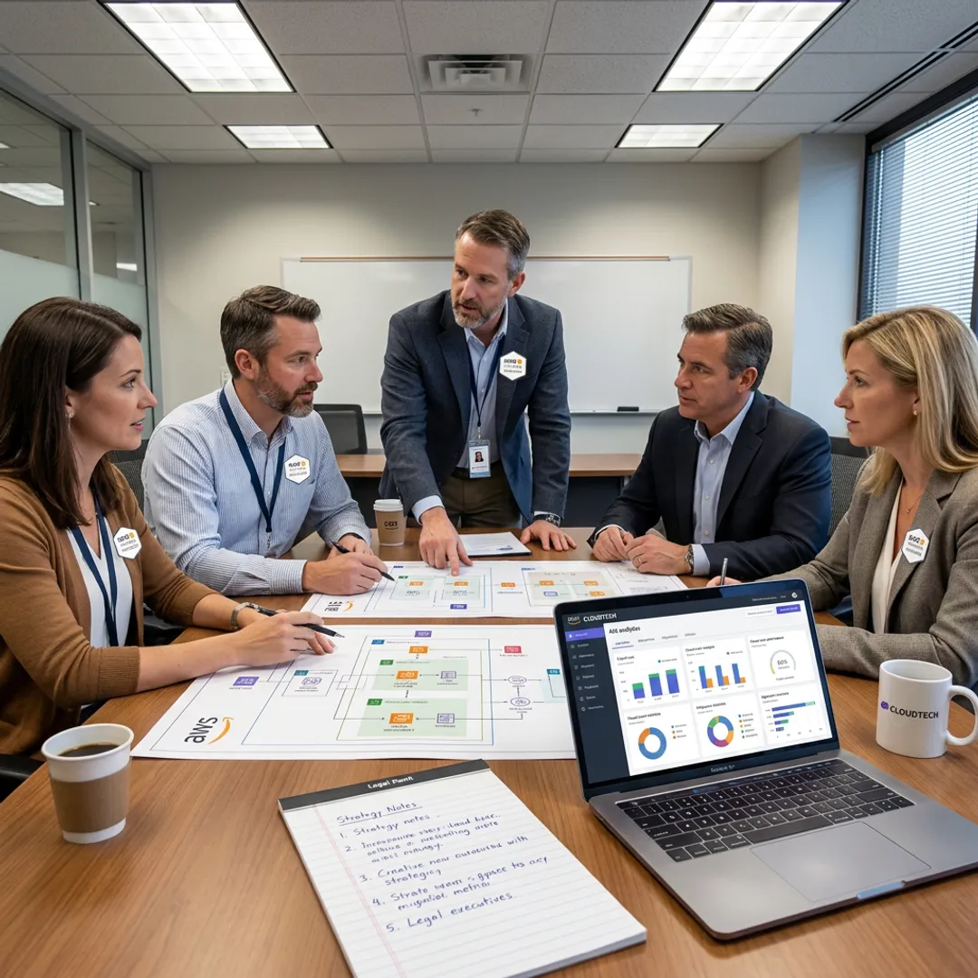AWS cloud strategy consultants advising a B2B team
