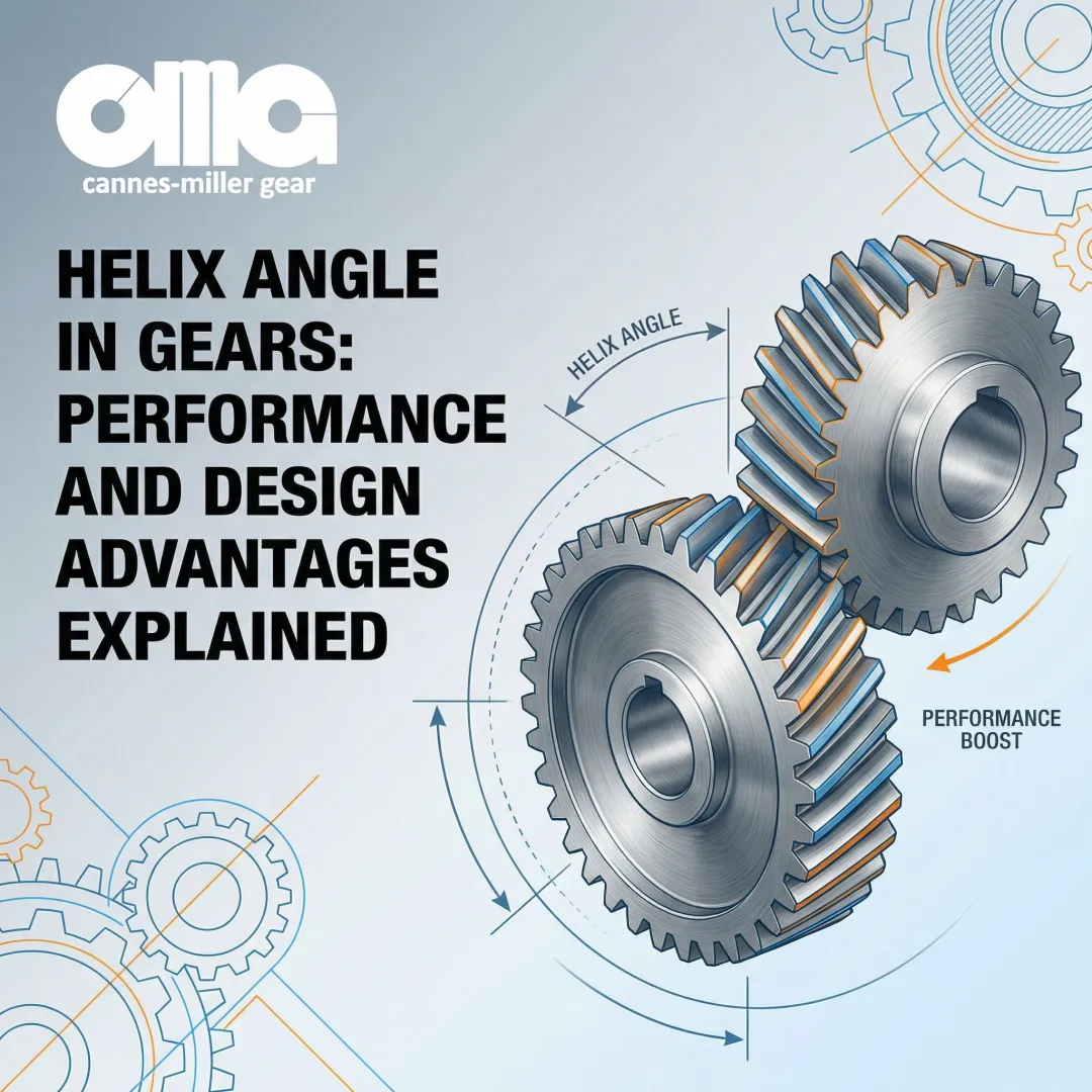 Helix Angle in Gears: Performance and Design Advantages Explained