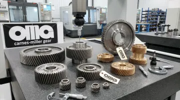 Precision helical gear components manufactured for aerospace defense and industrial applications