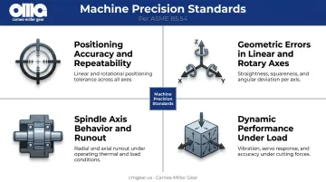 Four key ASME B5.54 CNC machining center precision performance evaluation criteria