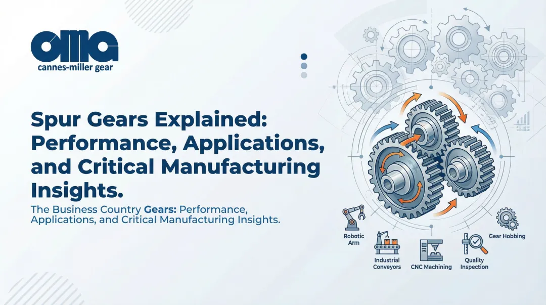 Spur Gears Explained: Performance, Applications, and Critical Manufacturing Insights