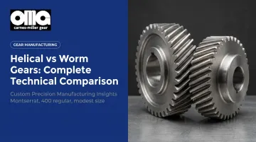 Helical vs Worm Gears: Complete Technical Comparison