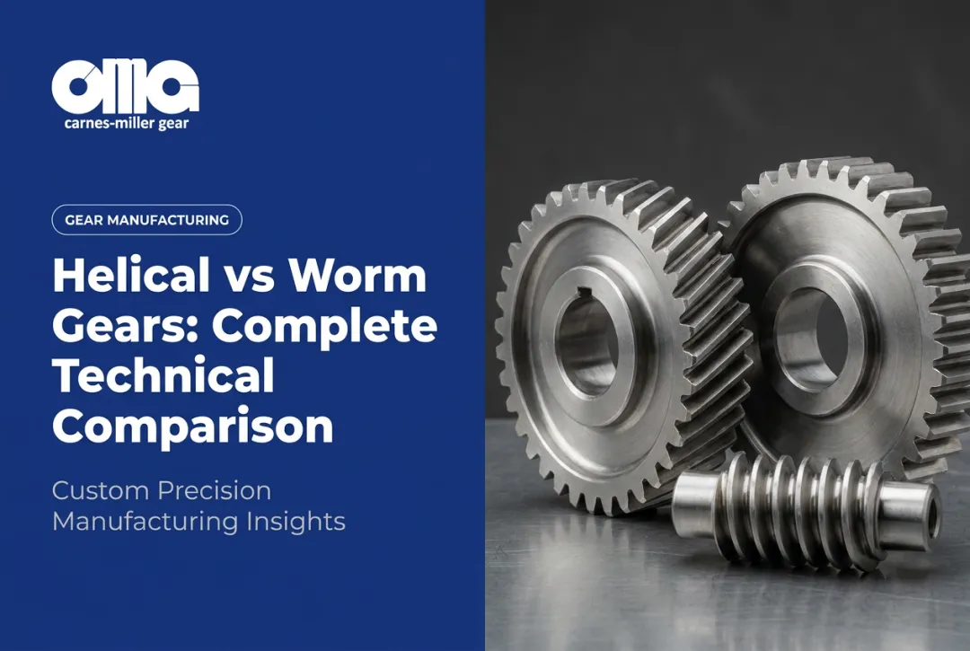 Helical vs Worm Gears: Complete Technical Comparison