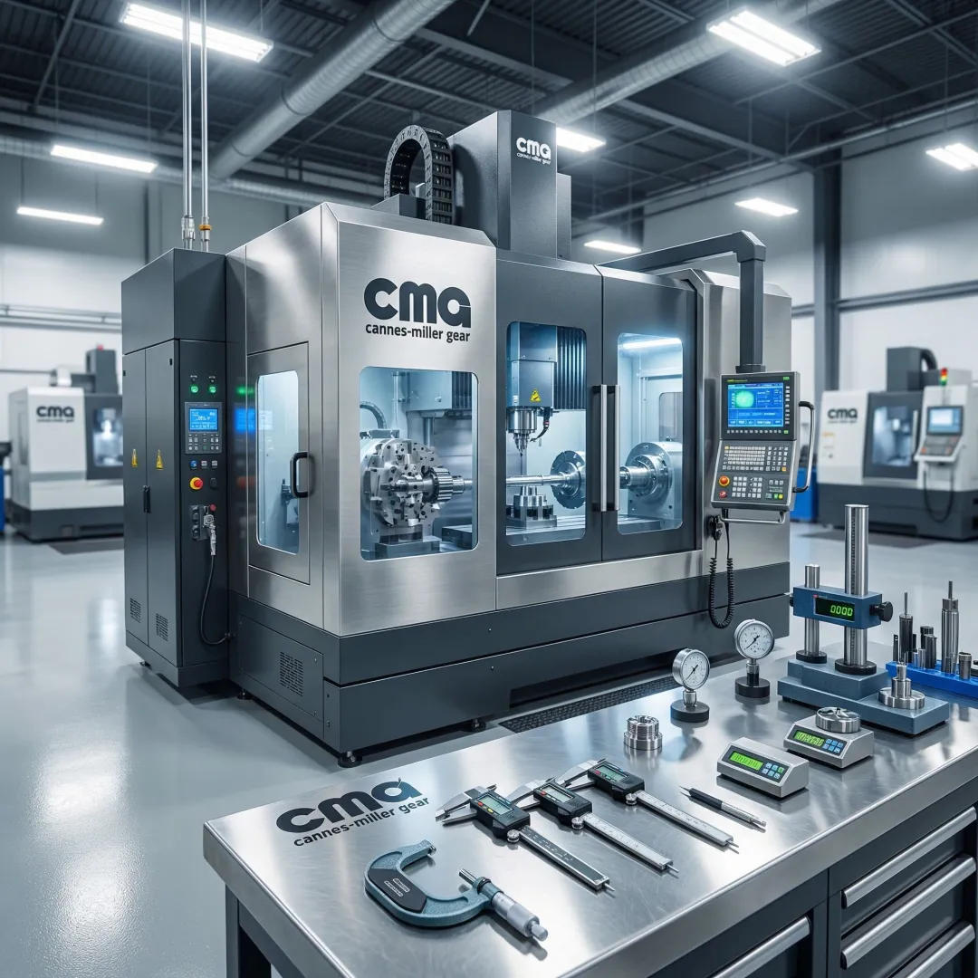 Advanced CNC gear manufacturing equipment in modern facility