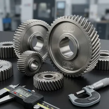 Precision aerospace gears manufactured by Carnes-Miller Gear