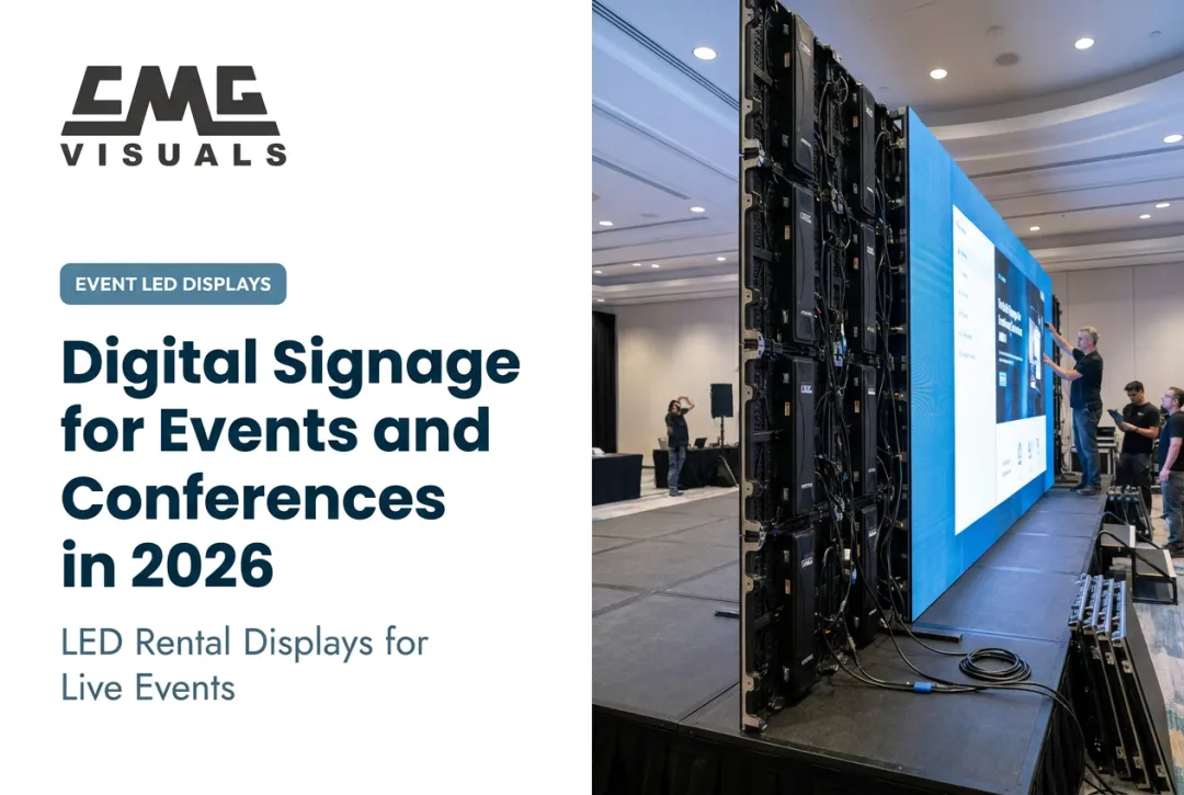 Digital Signage for Events and Conferences in 2026