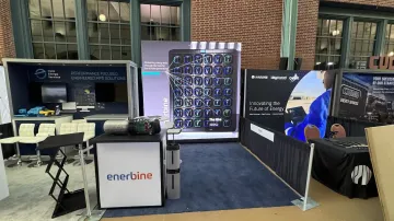 Trade show LED display booth