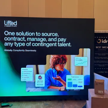 LED trade show display booth in Dallas